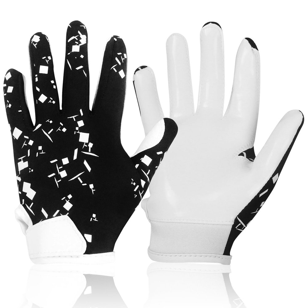 LynsaTac Youth Football Gloves for Ages 5-12 - Enhanced Ball Control, Durable & Affordable Sport Gear,Fragment
