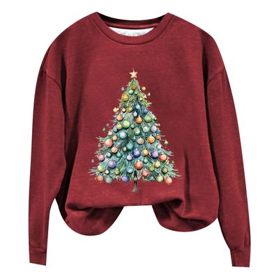 SHAOBGE Cyber Of Monday 2023 Christmas Shirts For Women Sueter Deportiva Para Mujer Extra Warm Sweater Women Hooded Sweatshirt Women Sales Today Clearance Prime Only Christmas Costumes For Adults Red