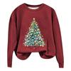 SHAOBGE Cyber Of Monday 2023 Christmas Shirts For Women Sueter Deportiva Para Mujer Extra Warm Sweater Women Hooded Sweatshirt Women Sales Today Clearance Prime Only Christmas Costumes For Adults Red view 1
