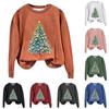 SHAOBGE Cyber Of Monday 2023 Christmas Shirts For Women Sueter Deportiva Para Mujer Extra Warm Sweater Women Hooded Sweatshirt Women Sales Today Clearance Prime Only Christmas Costumes For Adults Red view 2