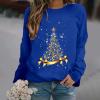 Cyber Of Monday 2023 Christmas Shirts For Women Thin Sweatshirt Women Cropped Zip Sweatshirt Ugly Christmas Sweater Kit Deals Of The Day Short Sleeve Sweatshirts Christmas Tree Costume Ad view 3