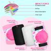 Ausletie Kids Knee and Elbow Pads Set for 3-8 Years, Protective Gear with Drawstring Bag for Girls and Boys Roller Skating, Cycling, Skateboarding view 4