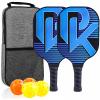 Lvpradior Pickleball Paddles, USAPA Approved Fiberglass Surface Pickleball Set, Pickleball Paddles Set with Pickleball Rackets for Men Women view 1