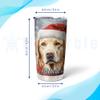 Hyturtle Personalized Gifts Dog Lover - Labrador Merry Christmas Custom Name Coffee Tumbler Cup Stainless Steel 20oz, Animal Lover Gifts For Women Girl Kids Men On Birthday Christmas view 3