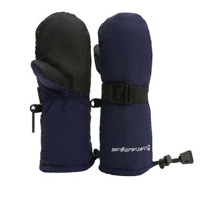 Toddler Boys Winter Outdoor Gloves Water-Proof Snow Mittens Girls Snow Gloves Kids Ski Mittens (Navy, 1-3 Years)
