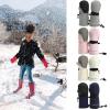 Toddler Boys Winter Outdoor Gloves Water-Proof Snow Mittens Girls Snow Gloves Kids Ski Mittens (Navy, 1-3 Years) view 3