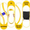 Shappy 50 Pcs Agility Rings with Storage Bags 15 Inch Agility Training Rings Hoop Exercise Ring Plastic Speed Rings Jumping Hoops for Sports Soccer Football Gymnastics Practice Games (Yellow) view 3