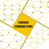 Shappy 50 Pcs Agility Rings with Storage Bags 15 Inch Agility Training Rings Hoop Exercise Ring Plastic Speed Rings Jumping Hoops for Sports Soccer Football Gymnastics Practice Games (Yellow) view 4
