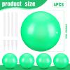 RoundFunny 4 Sets Connection Ball for Baseball 9.8 Inches Soft Baseball Hitting Trainer, Improve Arm Action and Hitting Pitching Training Efficiency (Green) view 2