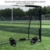 HERCHR Weighted Anchor Bags, 4PCS Heavy Duty Sports Sandbags Portable Windproof Fixed Sandbag Outdoor Waterproof Goal Frame Sandbag for Soccer view 2