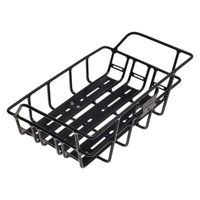 Blackburn Unisex - Adult Grid Front Basket Rack Bag, Black, One Size