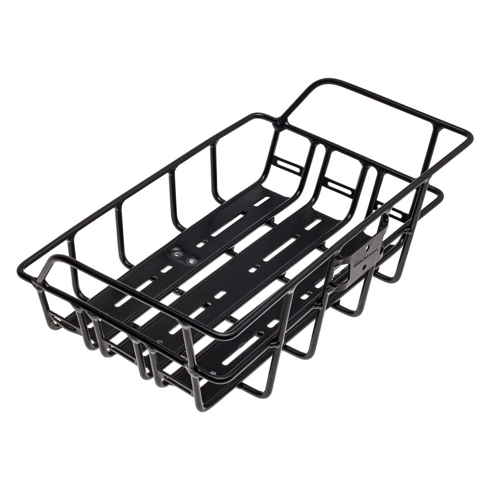 Blackburn Unisex - Adult Grid Front Basket Rack Bag, Black, One Size