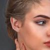 925 Sterling Silver Gymnastics Stud Earrings for Daughter Gymnastics Gifts USA Gymnast Ear Studs Jewelry Gift Gymnastics Sport Earrings Sports Jewelry for Granddaughter Christmas Gift (Gymnastics Style-4) view 2