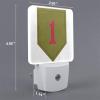 Qauirfe Us Infantry Division Night Light Set of 2 Home Decor view 2