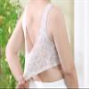 3Pack Women Full Floral Front Button Closeure Lace Bra, Middle-Aged Elder Woman Wirefree Cotton Plus Size Bra (Pink/Beige/Gray, 34bc) view 2