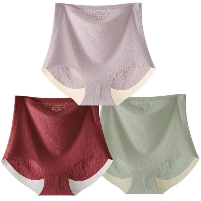 Fresh Seamless High Waist Hip Lifting Tummy Control Panties Butt Lift Pantis Ice Silk Women Plus Size Shapewear (US, Alpha, Large, Regular, Regular, A)