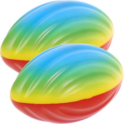 LUOZZY 2 Pcs Children Training Rugby Ball Kids Reusable Training Rugby Ball