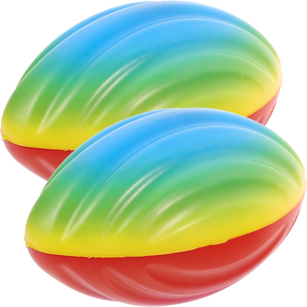 LUOZZY 2 Pcs Children Training Rugby Ball Kids Reusable Training Rugby Ball