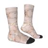 ZISHAK Rose Gold Marble Adult Sports Socks-Men'S Cotton Mid-Calf Socks:A Fusion Of Comfort,Style,And Functionality view 4