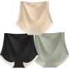 Fresh Seamless High Waist Hip Lifting Tummy Control Panties Butt Lift Pantis Ice Silk Women Plus Size Shapewear (US, Alpha, Medium, Regular, Regular, C) view 1