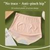 Fresh Seamless High Waist Hip Lifting Tummy Control Panties Butt Lift Pantis Ice Silk Women Plus Size Shapewear (US, Alpha, Medium, Regular, Regular, C) view 3