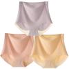 Fresh Seamless High Waist Hip Lifting Tummy Control Panties Butt Lift Pantis Ice Silk Women Plus Size Shapewear (US, Alpha, Large, Regular, Regular, B) view 1