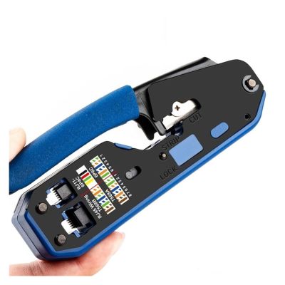 22 * 135mm Network Cable Crimping Pliers Ethernet Cord Wire Stripper for Cat5e Cat5 Rj45 Cat6 Rj11 Rj12 Connector Repair Tools