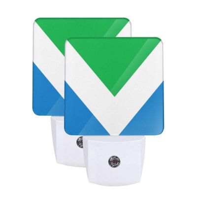 Qauirfe Transgender Pride Flag Night Light Set of 2 Home Decor