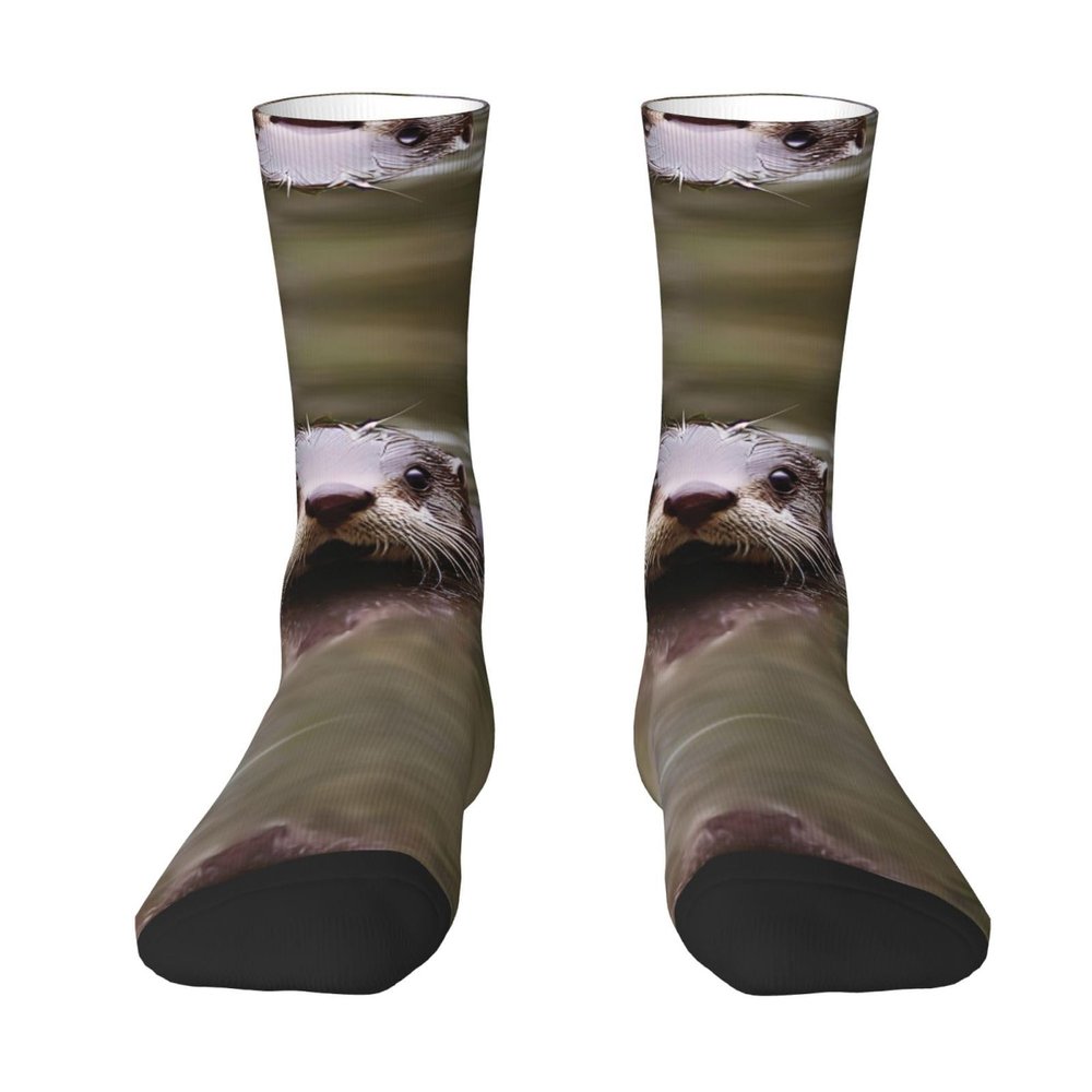 ZISHAK Cute Water Tower Adult Sports Socks-Men'S Cotton Mid-Calf Socks:A Fusion Of Comfort,Style,And Functionality