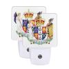 Qauirfe Coat of Arms of New Zealand Night Light Set of 2 Home Decor view 1
