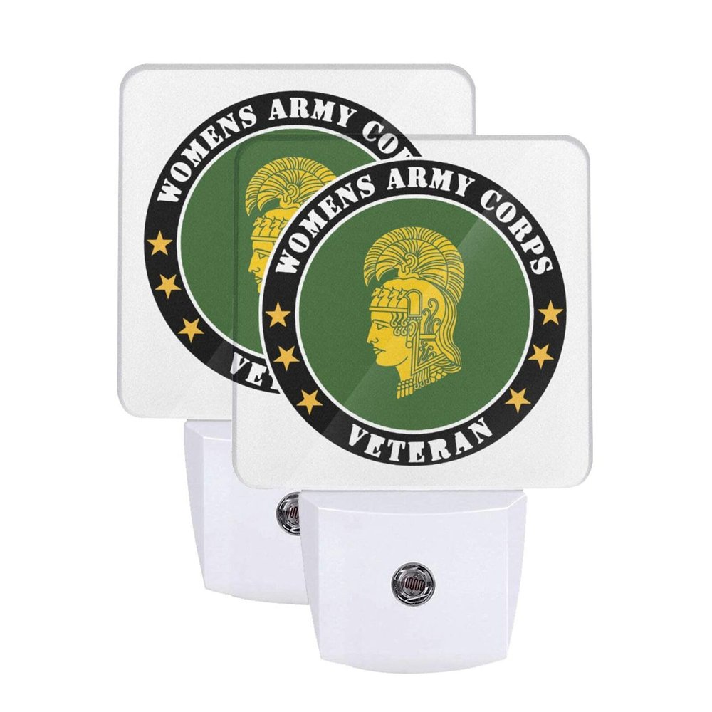 Qauirfe Womens Corps Veteran Night Light Set of 2 Home Decor