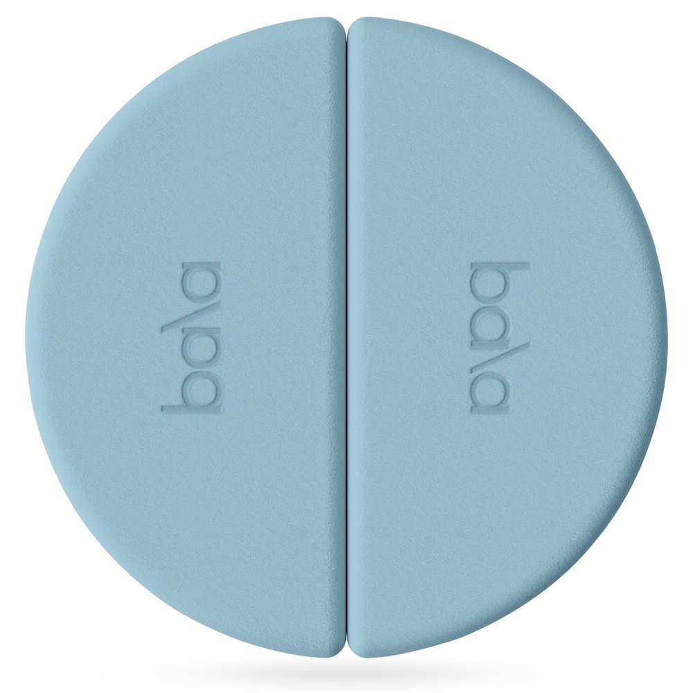 Bala Balance Blocks 2 Pack, Yoga Blocks for Working Out, (Sea) - Semi-Circular Yoga Accessories for Stretching & Exercise - Yoga Equipment for Home Workout - Yoga Block Essentials for Women & Men