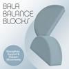 Bala Balance Blocks 2 Pack, Yoga Blocks for Working Out, (Sea) - Semi-Circular Yoga Accessories for Stretching & Exercise - Yoga Equipment for Home Workout - Yoga Block Essentials for Women & Men view 2