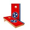 Skip's Garage Tennessee Flag Cornhole Boards - Includes (2) Boards (Resin Bags) + (1) Case & (2) Hole Lights view 1