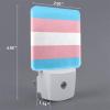 Qauirfe Transgender Pride Flag LGBTQ Night Light Set of 2 Home Decor view 2