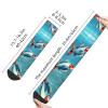 ZISHAK Flying Fish In The Ocean Adult Sports Socks-Men'S Cotton Mid-Calf Socks:A Fusion Of Comfort,Style,And Functionality view 2