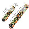ZISHAK Sushi Dill Pickles Adult Sports Socks-Men'S Cotton Mid-Calf Socks:A Fusion Of Comfort,Style,And Functionality view 2