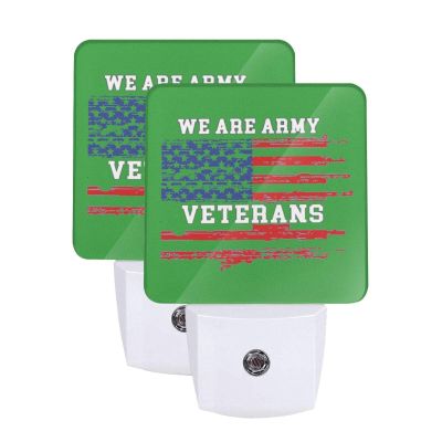 Qauirfe We are Veterans Night Light Set of 2 Home Decor