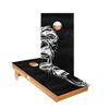 Skip's Garage Black and White Gorilla Cornhole Boards - Includes (2) Boards (Resin Bags) + (1) Black Carrying Case view 1