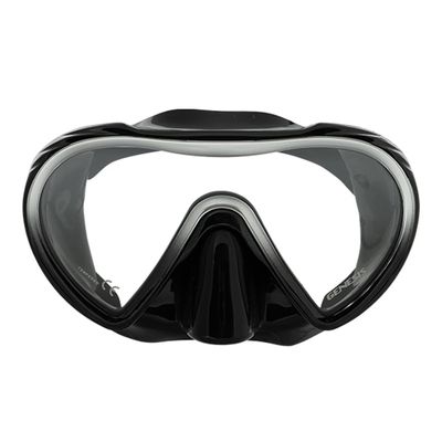Genesis Scuba Realm Dive Mask - Black Silicone