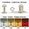 3 in 1 Folding Camping Lantern Rechargeable, 10000mAh Foldable LED Light for Tent Outdoor, IP54 Waterproof, 1500LM Camping Lights, Portable LED Flashlight, 5 Mode view 2