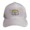 Army Ranger Tab with Airborne Wings Hat Baseball Cap Duck Tongue Cap Adult Sandwich Hat Gray view 2