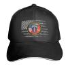 Army Berlin Brigade Veteran Hat Baseball Cap Duck Tongue Cap Adult Sandwich Hat Black view 2