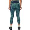 Mountain Hardwear Yuba Trail Crop Blue Pine Spore Dye Print MD R view 2
