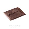 Team Sports America NCAA Kansas State University Front Pocket Slim Wallet for Men | Minimalist Leather RFID Blocking Bifold Card Holder with Money Clip | Officially Licensed Stamped Logo view 2