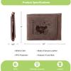 Team Sports America NCAA University of Kansas Front Pocket Slim Wallet for Men | Minimalist Leather RFID Blocking Bifold Card Holder with Money Clip | Officially Licensed Stamped Logo view 4