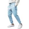 Southpole Men's Quick-Dry Water Resistant Nylon Track Jogger Pants w/Zipped Pockets, Light Blue, Small view 1