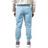 Southpole Men's Quick-Dry Water Resistant Nylon Track Jogger Pants w/Zipped Pockets, Light Blue, Small view 4