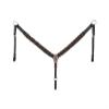 JTI Royal King Braided Leather Breastcollar Dark Oil view 1