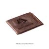 Team Sports America NCAA East Carolina University Front Pocket Slim Wallet for Men | Minimalist Leather RFID Blocking Bifold Card Holder with Money Clip | Officially Licensed Stamped Logo view 2